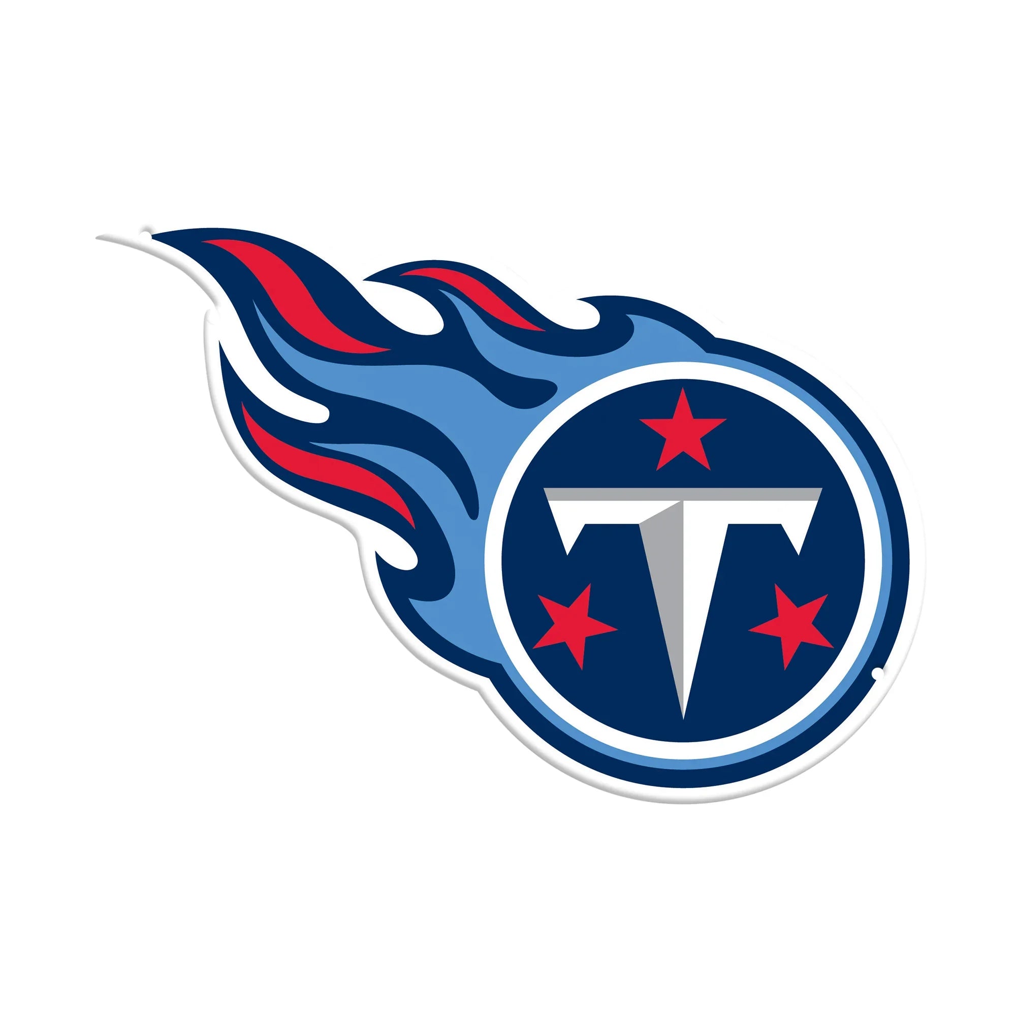 Tennessee Titans Laser Cut Steel Logo Spirit Size-Primary Logo