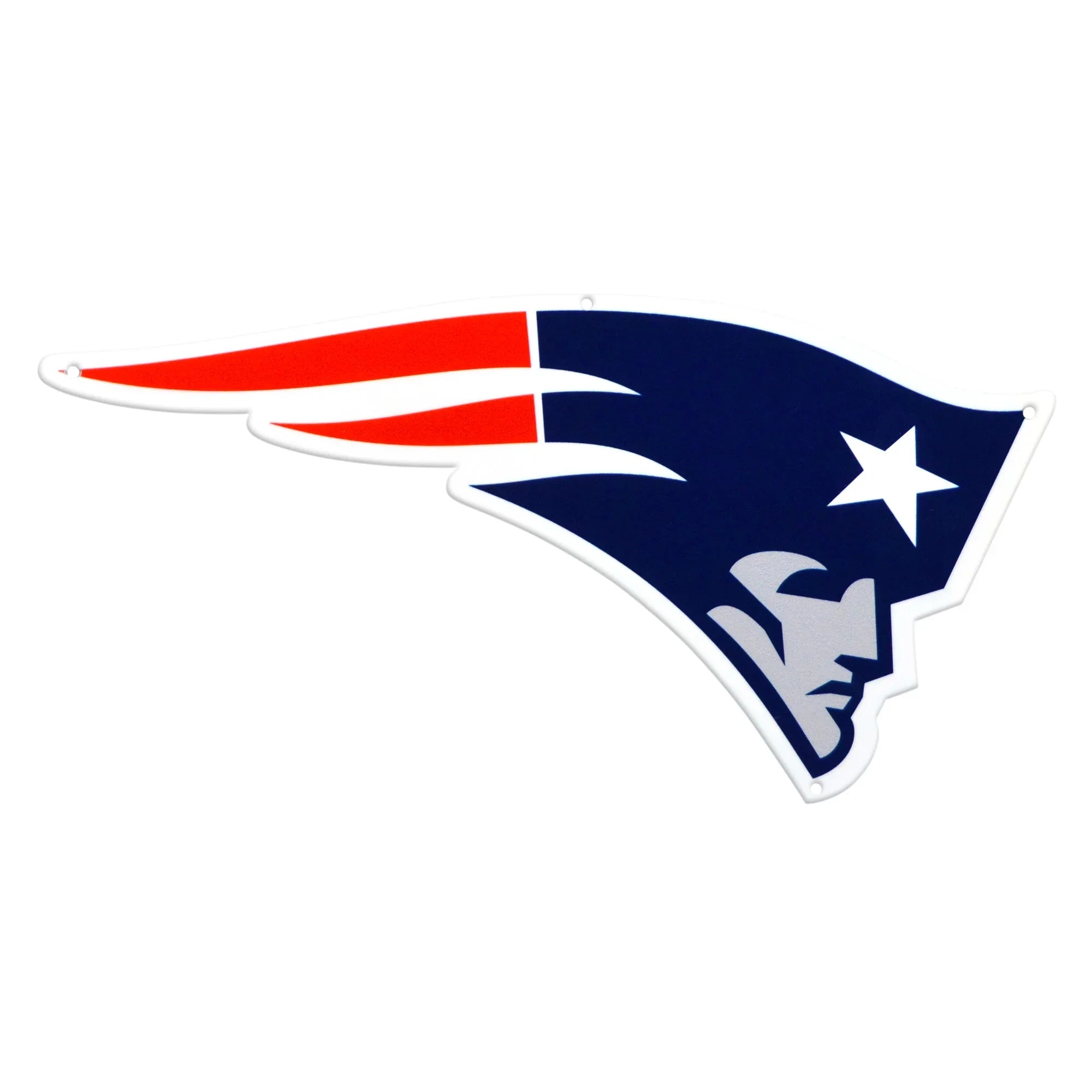 New England Patriots Laser Cut Steel Logo Statement Size-Primary Logo