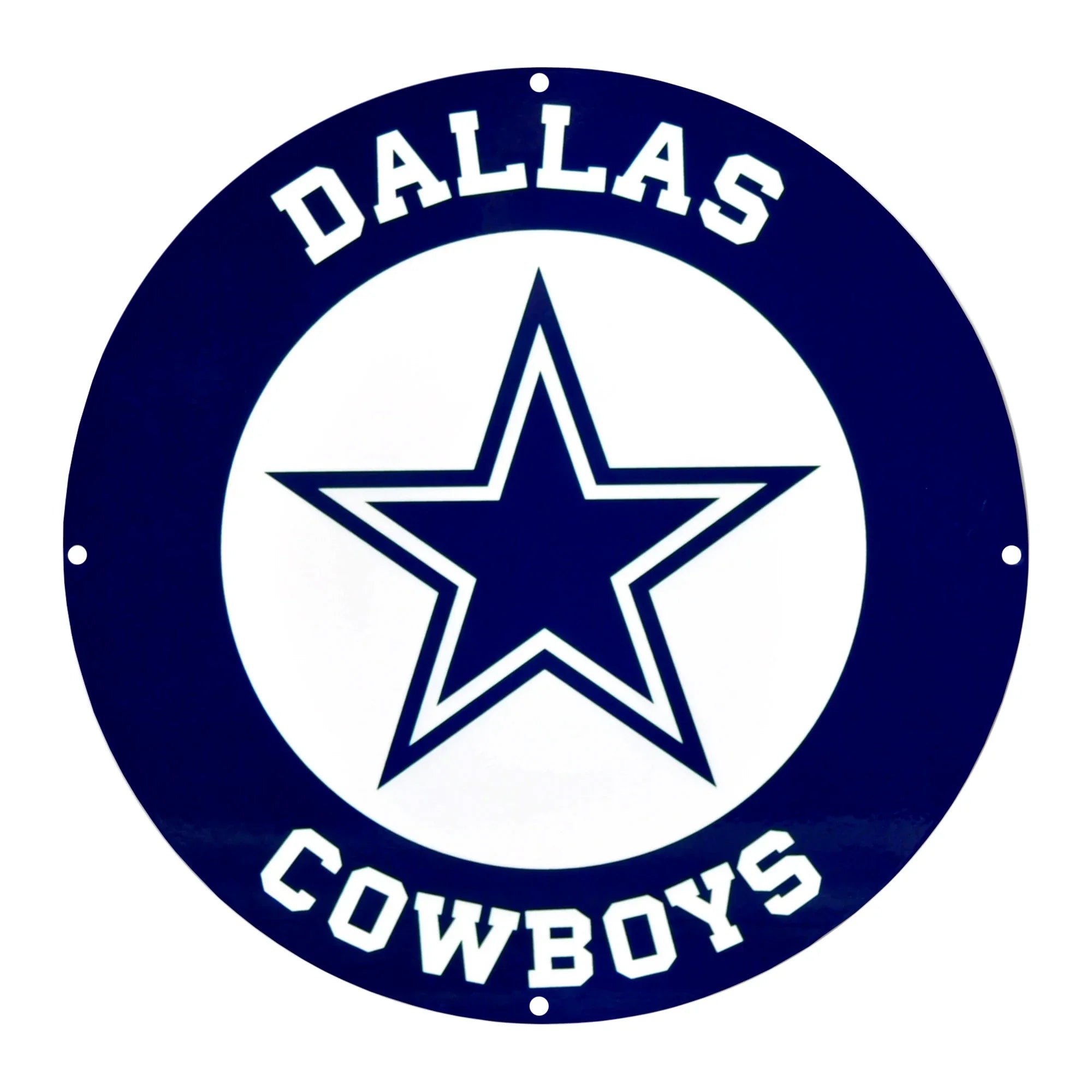 Dallas Cowboys Laser Cut Steel Logo Statement Size-Circle Logo
