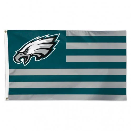PHILADELPHIA EAGLES/PATRIOTIC AMERICANA-FLAG -DELUXE 3' X 5'
