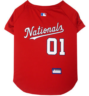 Washington Nationals Dog Jersey Pets First