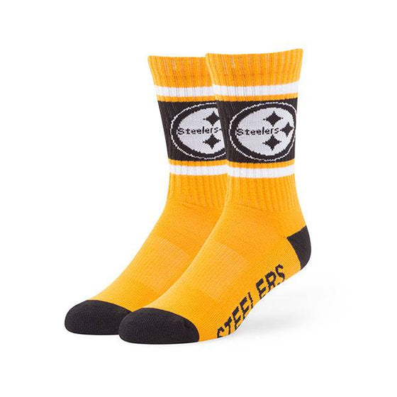 Pittsburgh Steelers 47 Duster Sports Socks Size L (One Pair) - 757 Sports Collectibles