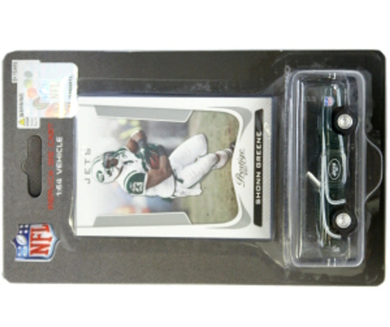 New York Jets Shonn Greene 1:64 Chevy Camaro with Trading Card - 757 Sports Collectibles