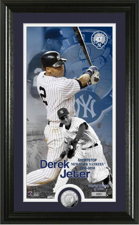 New York Yankees Derek Jeter Jersey Retirement Supreme Silver Coin Photo Mint (HM) - 757 Sports Collectibles