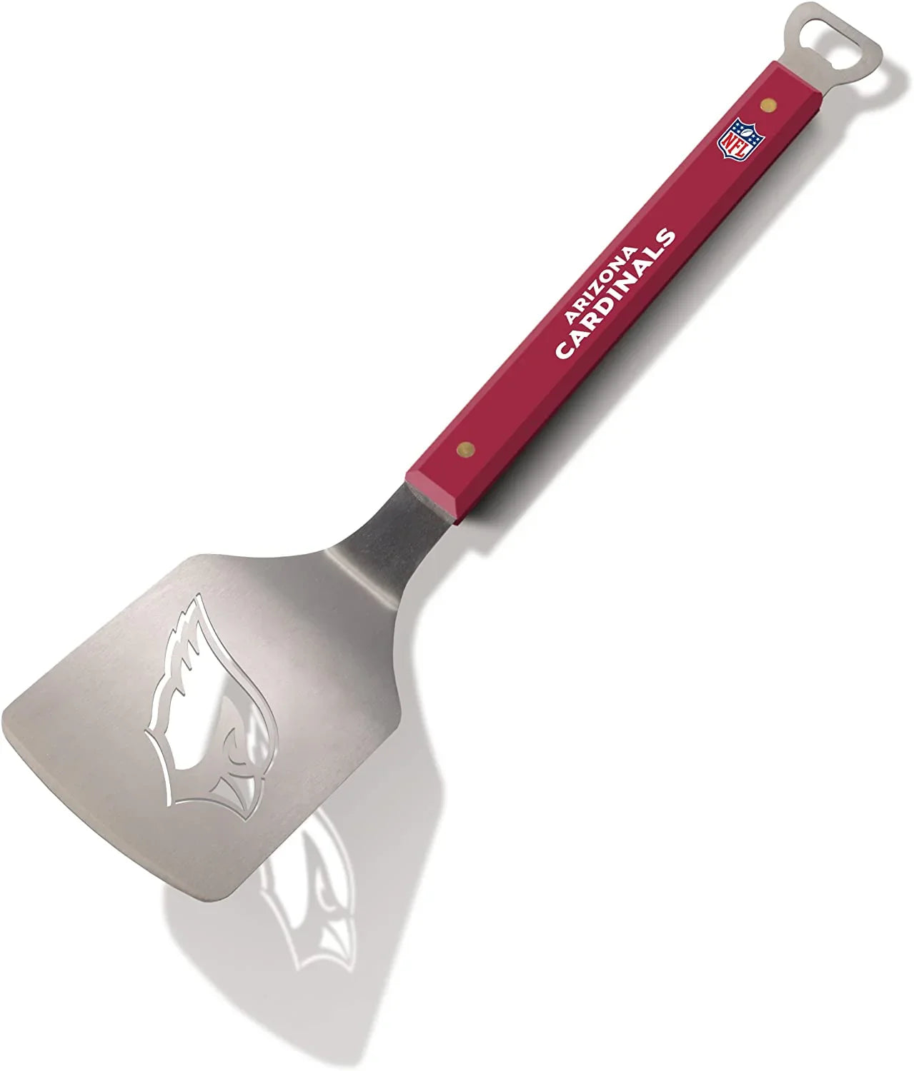 YouTheFan NFL 18" Stainless Steel Sportula (Spatula) with Bottle Opener (Arizona Cardinals)