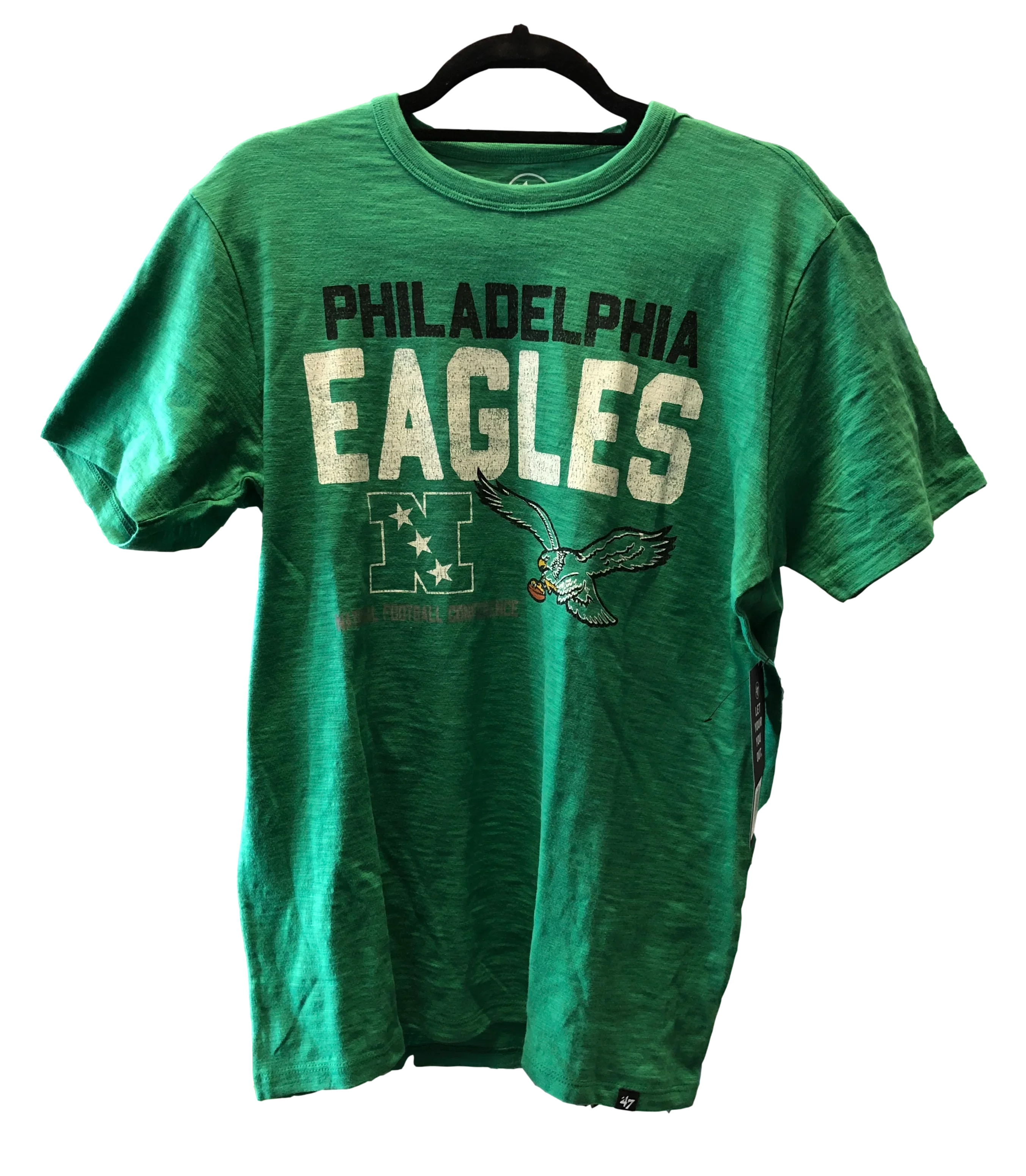 Philadelphia Eagles Throwback Kelly Green Legacy 47' T-Shirt -  Mens - All Sizes - 757 Sports Collectibles
