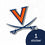 University of Virginia Sticker Cavaliers UVA Vinyl Decal Laptop Water Bottle Car Scrapbook Sticker (IND 1) - 757 Sports Collectibles