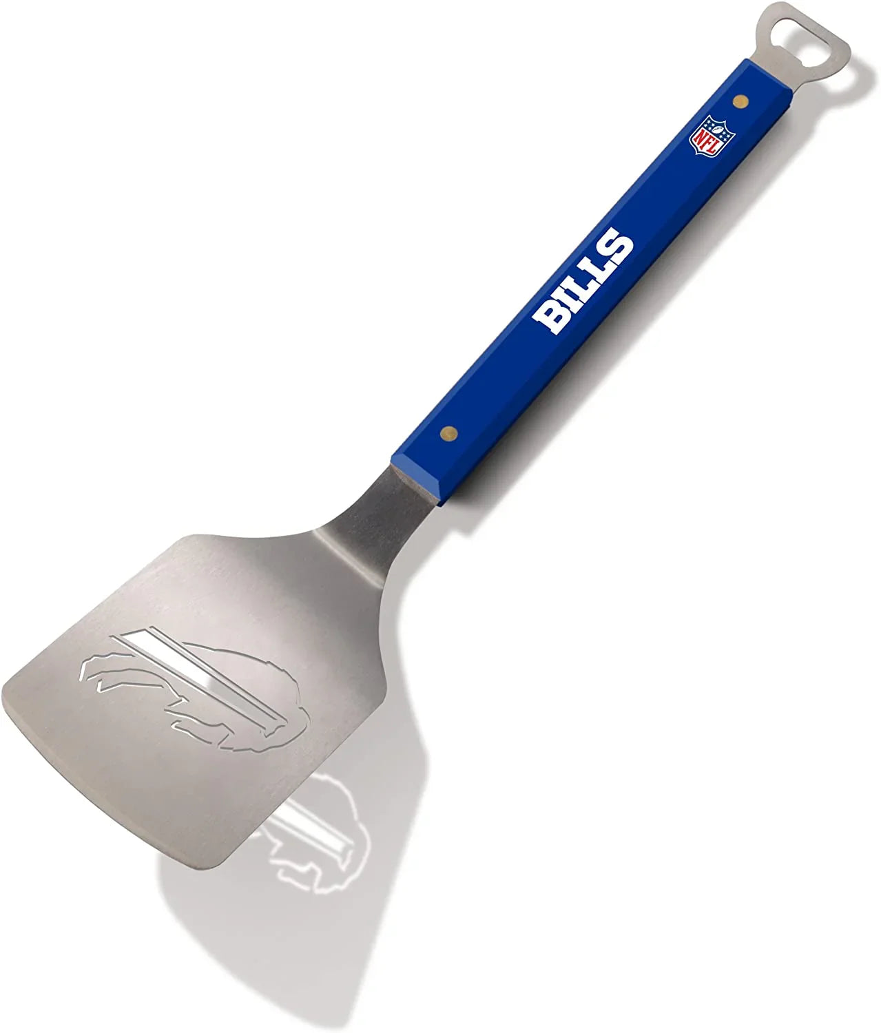 YouTheFan NFL 18" Stainless Steel Sportula (Spatula) with Bottle Opener (Buffalo Bills)