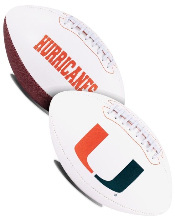  Miami Hurricanes Jeremy Shockey - Private Signing Preorder - White Panel Football JSA - Ends 7.10.2020