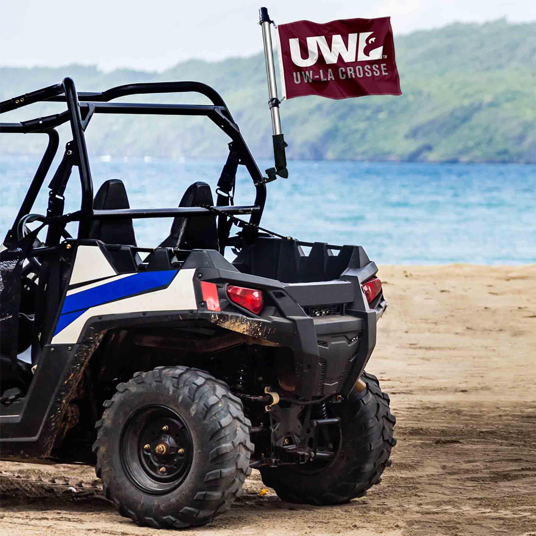 Wisconsin LaCrosse Eagles Boat and Golf Cart Flag - 757 Sports Collectibles