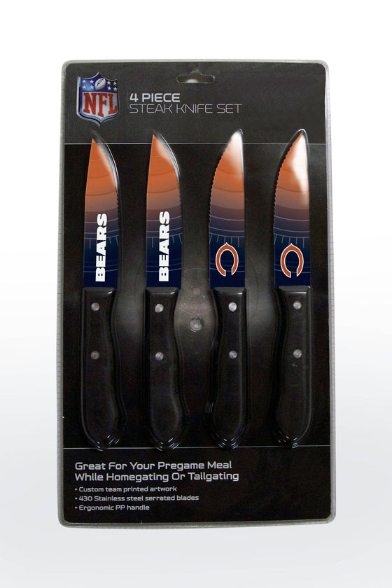 Chicago Bears Knife Set - Steak - 4 Pack (CDG) - 757 Sports Collectibles