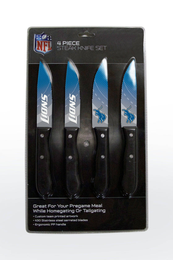 Detroit Lions Knife Set - Steak - 4 Pack (CDG) - 757 Sports Collectibles