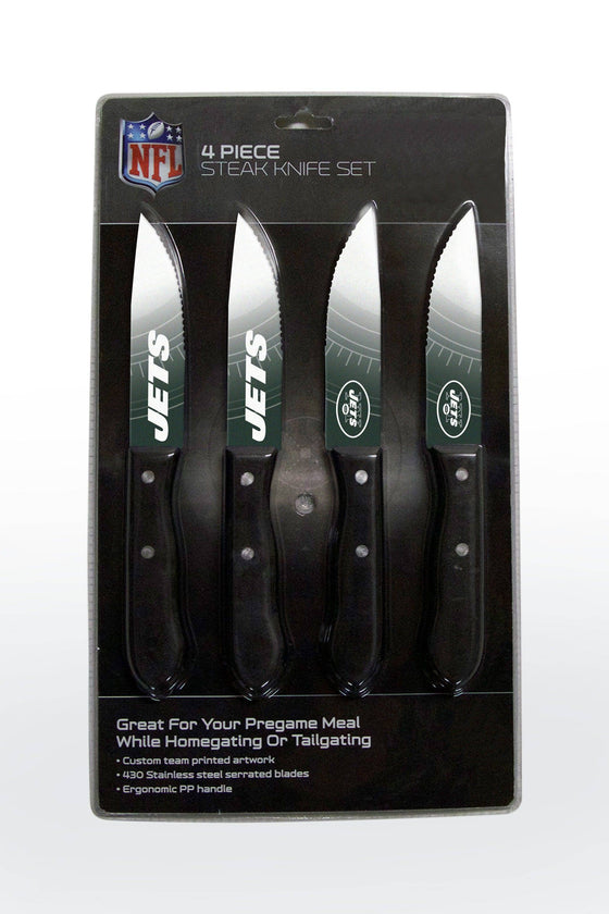 New York Jets Knife Set - Steak - 4 Pack (CDG) - 757 Sports Collectibles