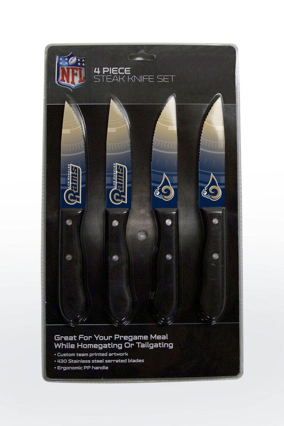 Los Angeles Rams Knife Set - Steak - 4 Pack (CDG) - 757 Sports Collectibles