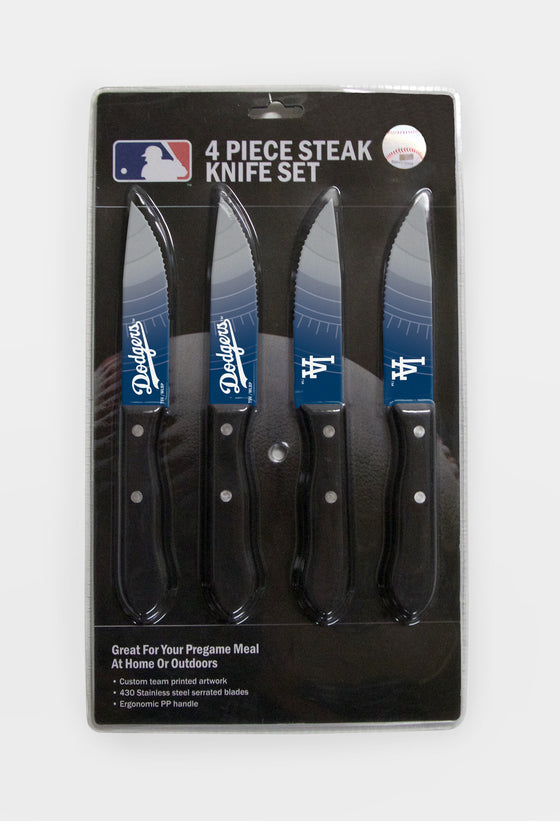 Los Angeles Dodgers Knife Set - Steak - 4 Pack (CDG) - 757 Sports Collectibles