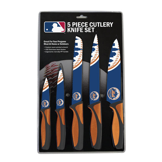New York Mets Knife Set - Kitchen - 5 Pack (CDG) - 757 Sports Collectibles
