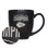 Rico Industries NFL Football Kansas City Chiefs 2024 Super Bowl LVIII Champions 15oz Laser Engraved Matte Black Ceramic Bistro Mug - for Hot or Cold Drinks - 757 Sports Collectibles
