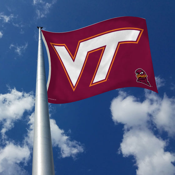 NCAA Virginia Tech Hokies 3' x 5' Banner Flag - Single Sided - Indoor or Outdoor - Home Décor Made By Rico Industries - 757 Sports Collectibles