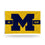 NCAA Michigan Wolverines "Striped" 3' x 5' Banner Flag - Single Sided - Indoor or Outdoor - Home Décor Made By Rico Industries - 757 Sports Collectibles