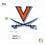 University of Virginia Sticker Cavaliers UVA Vinyl Decal Laptop Water Bottle Car Scrapbook Sticker (IND 1) - 757 Sports Collectibles