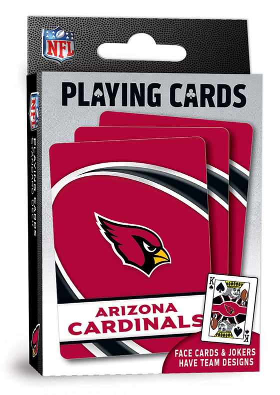 MasterPieces NFL Arizona Cardinals Playing Cards, 2.5" x 3.5" - 757 Sports Collectibles