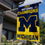 Michigan Team University Wolverines 2023 College Football National Champions Banner Vertical Flag - 757 Sports Collectibles