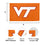 Desert Cactus Virginia Tech Flag Hokies VT Flags Banners 100% Polyester Indoor Outdoor 3x5 (Style Y) - 757 Sports Collectibles