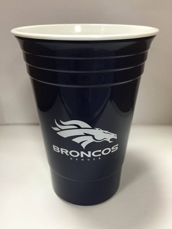 NFL Denver Broncos 16 oz Reusable Solo Cup - 757 Sports Collectibles