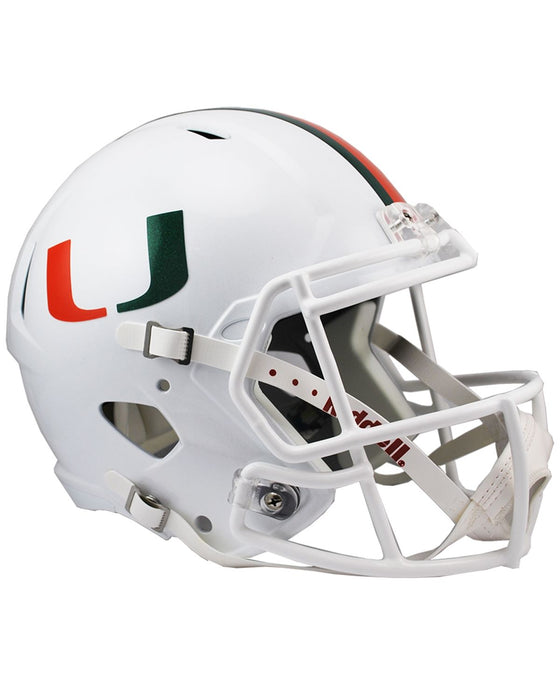  Miami Hurricanes Jeremy Shockey - Private Signing Preorder - Full Size Replica Helmet JSA - Ends 7.10.2020