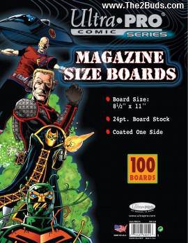 Boards - Magazine 8 1/2 x 11 (100 per pack) (CDG) - 757 Sports Collectibles