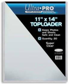 Top Loader - 11"x14" (20 per pack) (CDG) - 757 Sports Collectibles