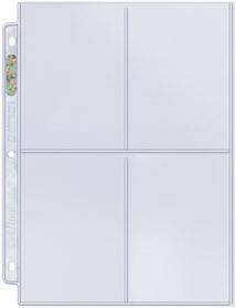 Ultra Pro 4-Pocket Pages - 204D (100ct) (CDG) - 757 Sports Collectibles