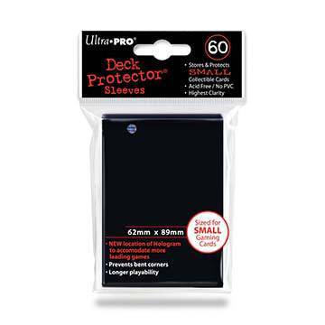 Deck Protector - Small Size - Black (10 packs of 60) (CDG) - 757 Sports Collectibles