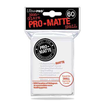 Deck Protector - Pro-Matte Small Size - White (10 packs of 60) (CDG) - 757 Sports Collectibles