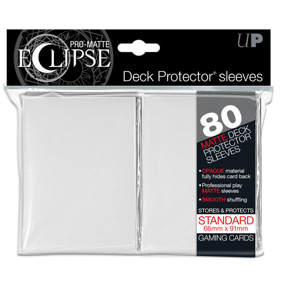 Deck Protectors - Pro Matte - Eclipse White (8 packs per display) (CDG) - 757 Sports Collectibles