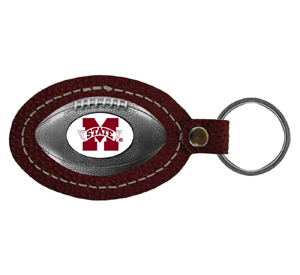 Mississippi State Bulldogs Leather Key Chain