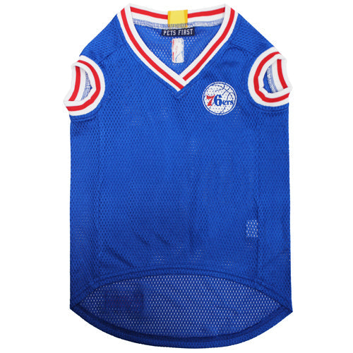 Philadelphia 76ers Mesh Basketball Jersey by Pets First - 757 Sports Collectibles