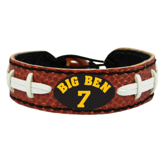 Pittsburgh Steelers Bracelet Classic Jersey Ben Roethlisberger Design - 757 Sports Collectibles