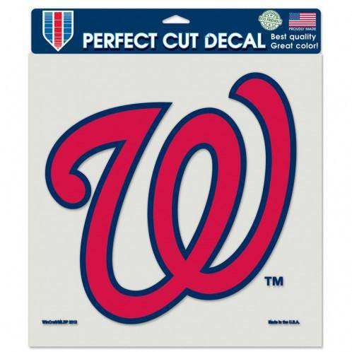 MLB Washington Nationals Perfect Cut 8x8 Diecut Decal - 757 Sports Collectibles