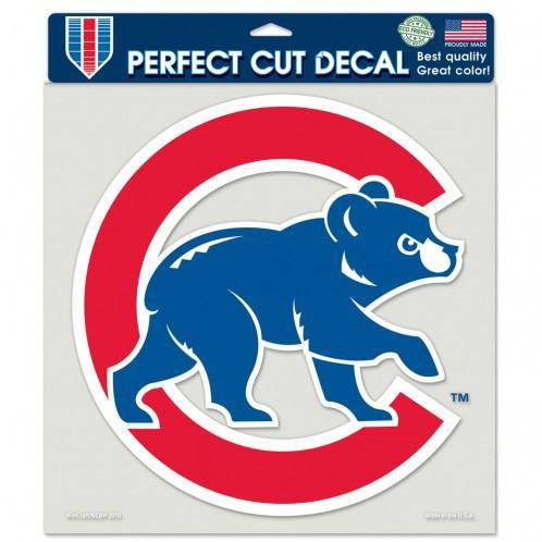 MLB Chicago Cubs Perfect Cut 8x8 Diecut Decal (Cubbie) - 757 Sports Collectibles