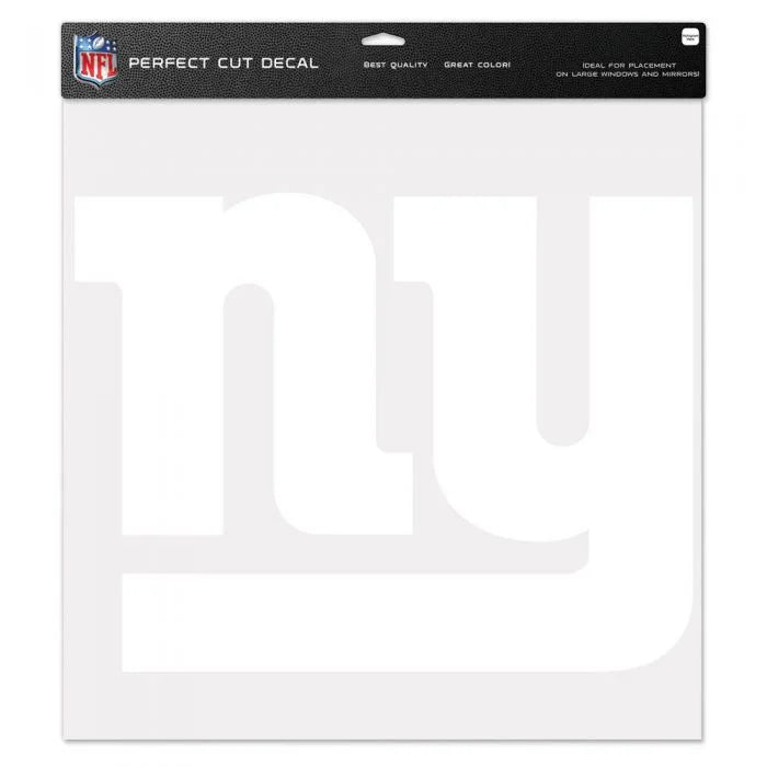 NEW YORK GIANTS PERFECT CUT DECAL 17" X 17"
