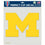 NCAA Michigan Wolverines Perfect Cut 8x8 Diecut Decal - 757 Sports Collectibles