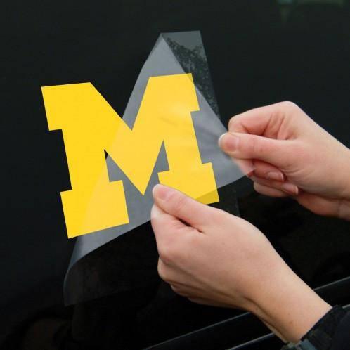 NCAA Michigan Wolverines Perfect Cut 8x8 Diecut Decal - 757 Sports Collectibles