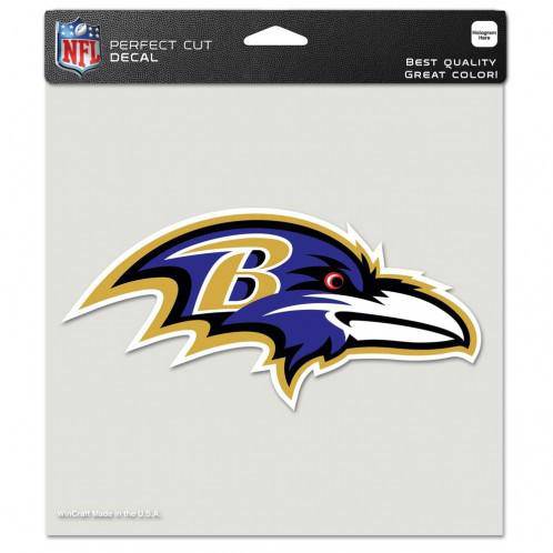NFL Baltimore Ravens Perfect Cut 8x8 Diecut Decal - 757 Sports Collectibles