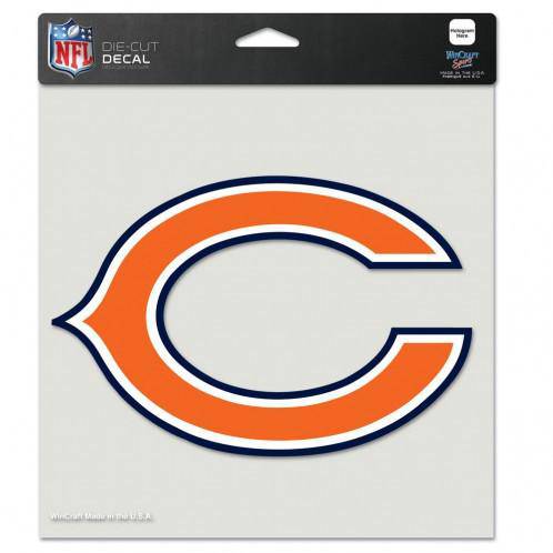 NFL Chicago Bears Perfect Cut 8x8 Diecut Decal - 757 Sports Collectibles