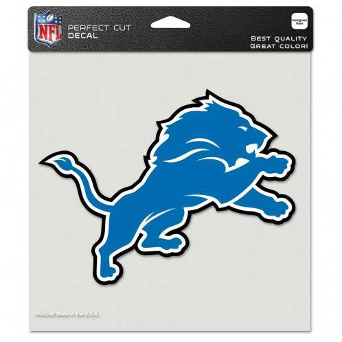 NFL Detroit Lions Perfect Cut 8x8 Diecut Decal - 757 Sports Collectibles