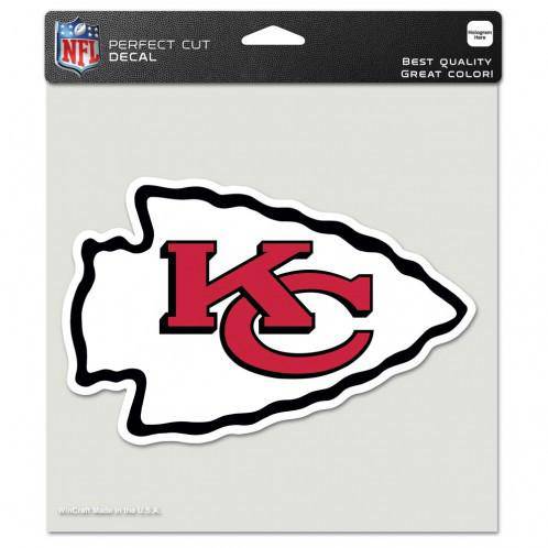 NFL Kansas City Chiefs Perfect Cut 8x8 Diecut Decal - 757 Sports Collectibles