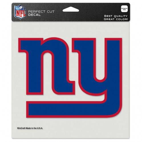 NFL New York Giants Perfect Cut 8x8 Diecut Decal - 757 Sports Collectibles