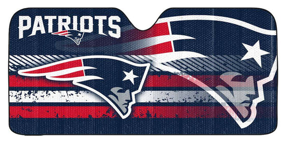 New England Patriots Auto Sun Shade - 59"x27" (CDG) - 757 Sports Collectibles