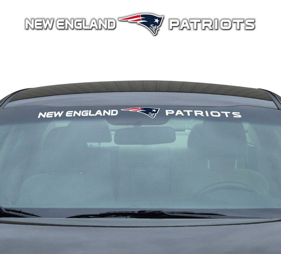 New England Patriots Decal 35x4 Windshield (CDG) - 757 Sports Collectibles